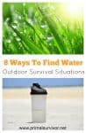 8 ways to find water in survival situations