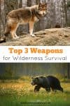 Top 3 Weapons for Wilderness Survival