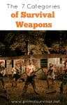 7 Categories of Survival Weapons