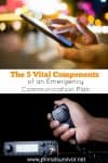 The 5 Vital Components of an Emergency Communication Plan