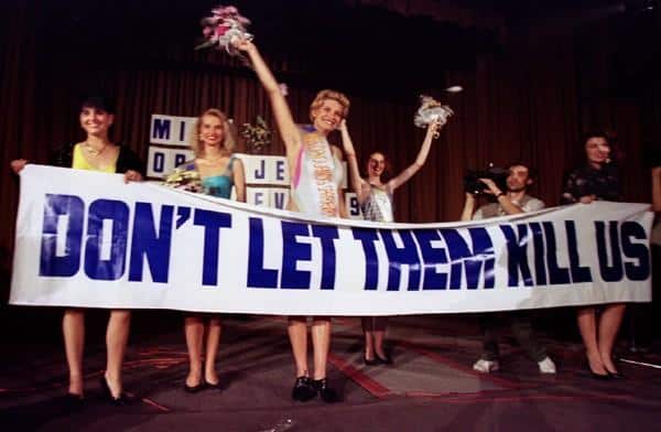 Miss Sarajevo contest during war