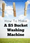 How to make a $5 Bucket Washing Machine