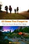 25 Items you forgot to put in Your #Bug Out Bag