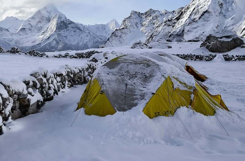 snow tent