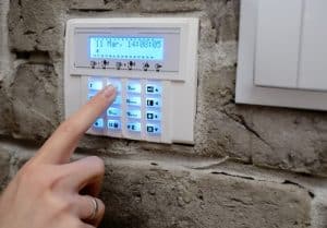 burglar alarm control box