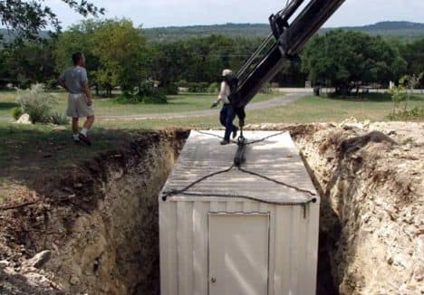 diy underground survival shelter shipping container