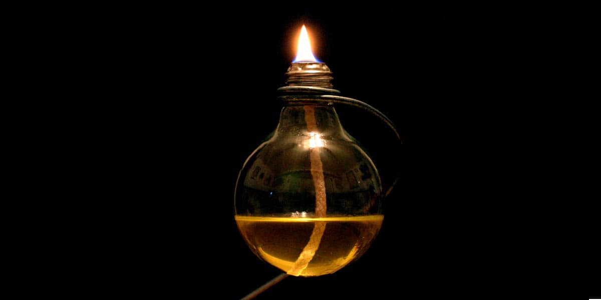 How To Make A Vegetable Oil Lamp With, Using A Hurricane Lamp