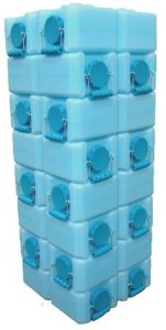 stacking WaterBrick containers