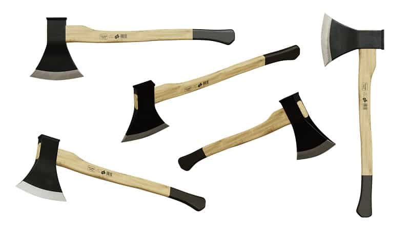 Several axes