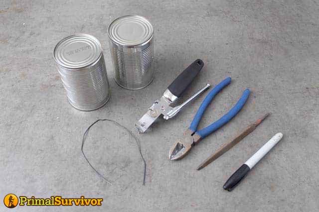 diy hobo stove supplies