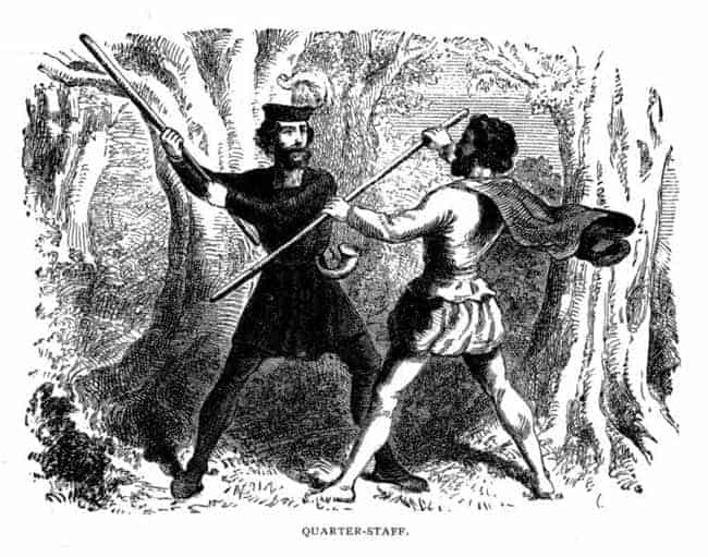 Quarterstaff fight