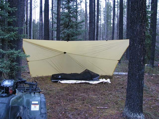 tarp lean to design