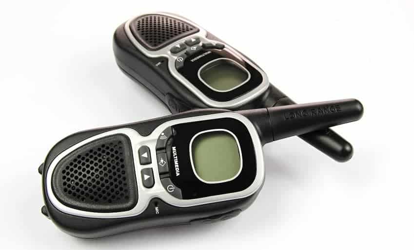 pair of walkie talkies