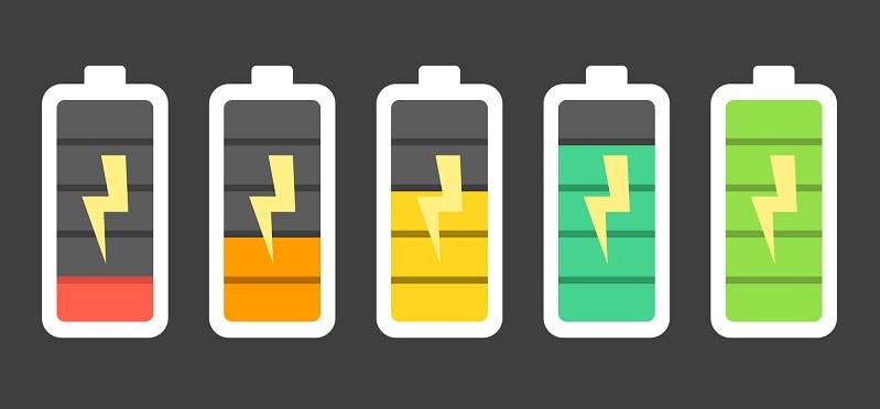 Battery charge levels