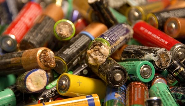 Corroded batteries