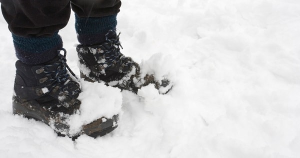 boots in snowy climate