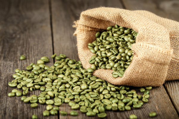 green coffee beans