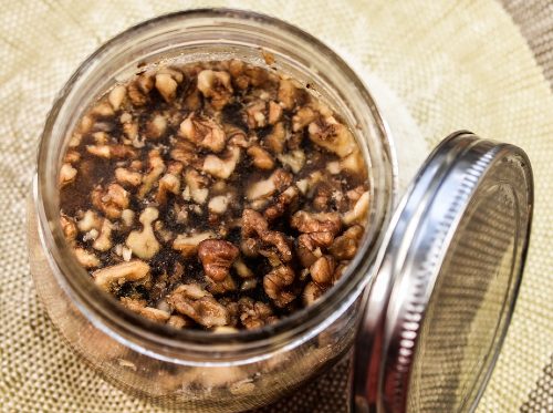nuts preserved in honey