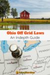 Ohio map and scenery