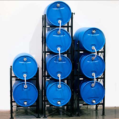 water barrel storage system