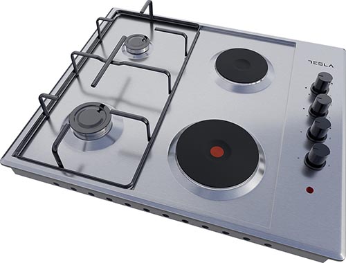 combination gas electric stove
