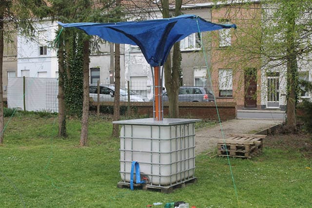 umbrella rainwater collector