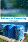 rainwater and water barrels