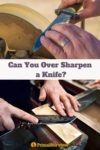 knives being sharpened
