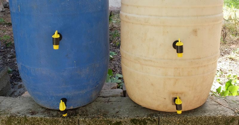 DIY rainwater barrel instructions