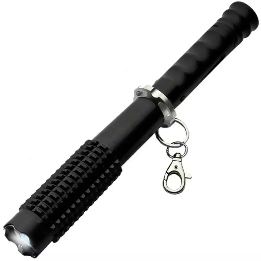 Kwik Force Mini 12" Rechargeable LED Stun Gun Baton 16M