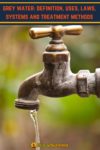 Outdoor tap dribbling water