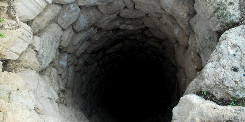 traditional dug well
