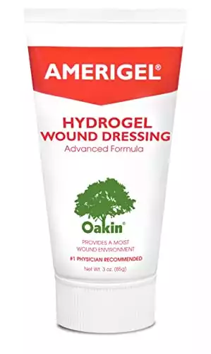 AMERIGEL Hydrogel Wound Dressing (3 oz.) - Provides Moisture-Rich Healing Environment for Dry Wounds