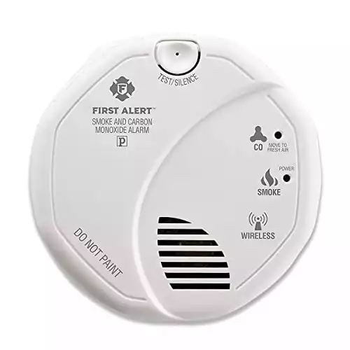 First Alert Z-Wave Smoke Detector & Carbon Monoxide Alarm, Works with Ring Alarm, 2nd Generation