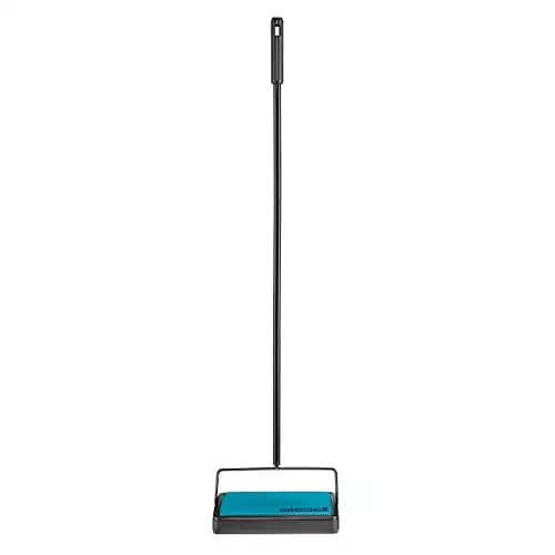 Bissell Easy Sweep Compact Carpet & Floor Sweeper, 2484A, Teal