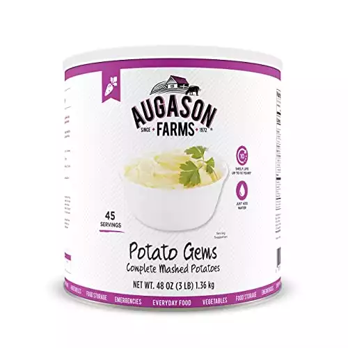 Augason Farms Potato Gems Complete Mashed Potatoes 3 lbs No. 10 Can