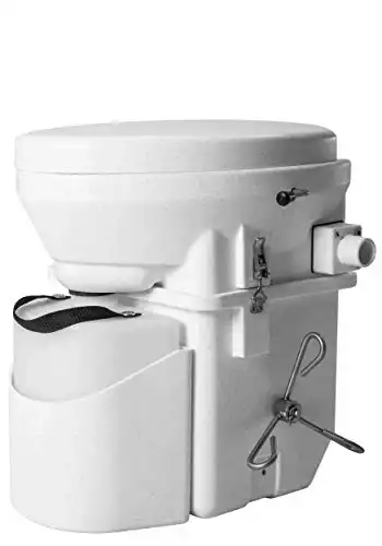 Nature's Head Self Contained Composting Toilet with Foot-Spider Handle