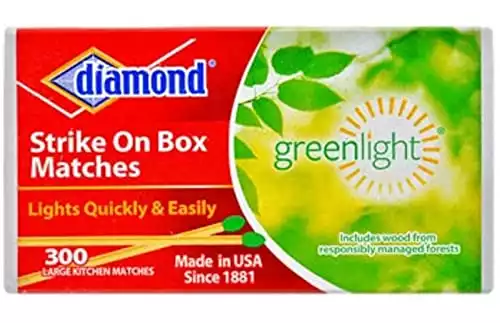 Diamond Greenlight Strike on Box Matches, 300 Count