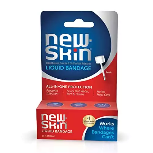 New-Skin Liquid Bandage, Waterproof for Scrapes and Minor Cuts, 1 Fl Oz