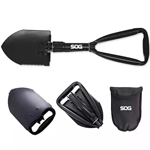 SOG Folding Shovel with Entrenching Tool