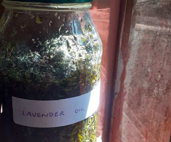 Label lavender oil