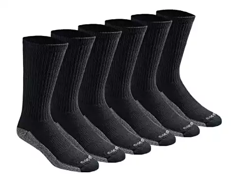 Cherokee mens Dri-tech Moisture Control Crew Socks Multipack