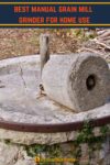 large outdoor stone grain mill