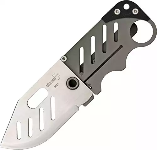 BOKER Plus 01BO010 Credit Card Knife with 2-1/4 in. Straight Edge Blade, Black