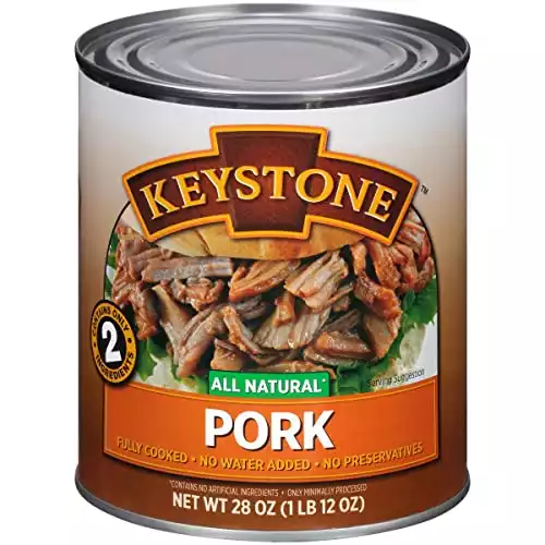 Keystone Meats All Natural Canned Pork, 28 Ounce