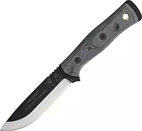 TOPS Knives B.O.B. Brothers of Bushcraft Knife w/Black Handle
