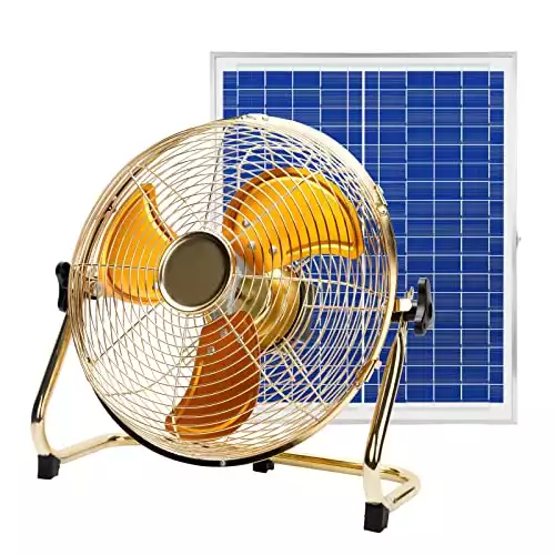Portable Table Fan Solar
