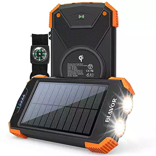 Blavor Solar Power Bank 10,000mAh