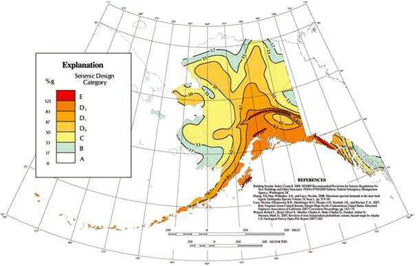 alaska earthquake hazard map