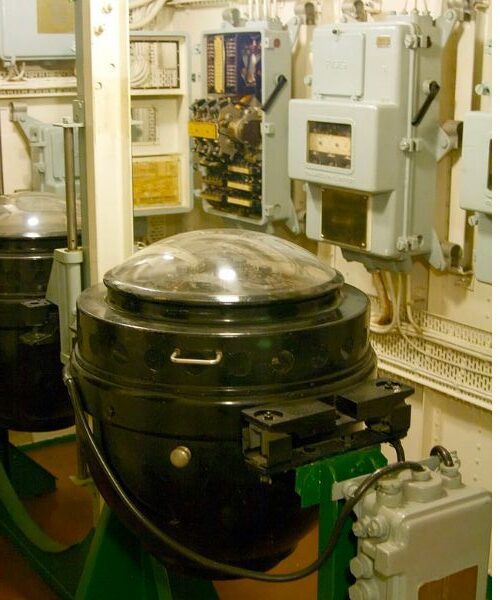HMS Belfast - Gyro compass room 2